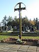 Drevený kríž na cintoríne
